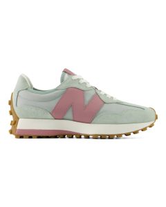 Women's New Balance 327 Lone Star Grey with Rosewood