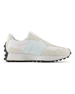 Women's New Balance 327 NB 103 White with Blue Glint