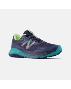 Women's New Balance DynaSoft Nitrel v5 GTX Natural Indigo with Electric Teal and Lime Glo