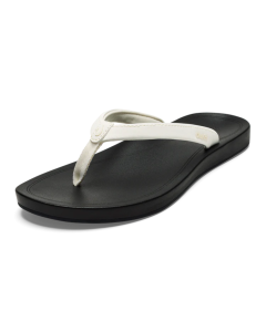 Women's OluKai 'Uiki Bright White / Lava Rock