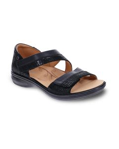 Women's Revere Mauritius Black French / Lizard
