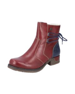 Women's Rieker Fee Zip Wine / Pazific