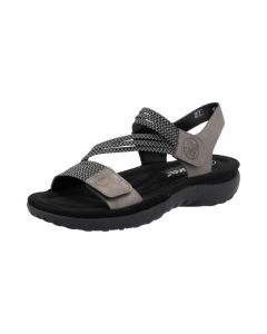 Women's Rieker Franja 70 Mineral / Schwarz-Weiss