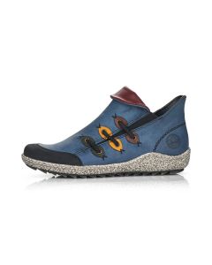 Women's Rieker Liv 82 Schwarz / Royal