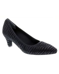Women's Ros Hommerson Karat Black Matte Croc