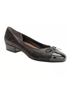 Women's Ros Hommerson Tawnie Black Lizard with Patent