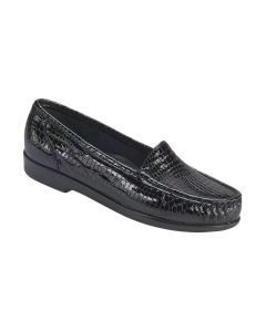 Women's SAS Simplify Black Croc
