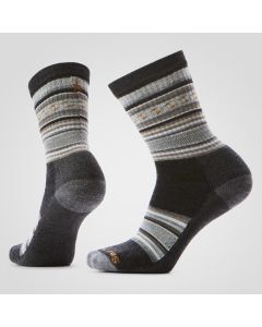 Women's Smartwool Everyday ReGarita Crew Socks Charcoal - Medium Gray