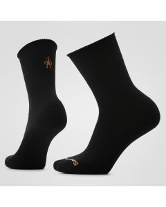 Women's Smartwool Everyday Roll Top Crew Socks Black