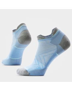 Women's Smartwool Run Zero Cushion Low Ankle Socks Serene Blue