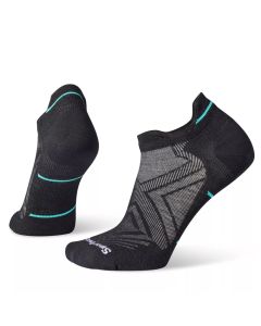 Women's Smartwool Run Zero Cusion Low Ankle Socks Black