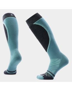 Women's Smartwool Ski Targeted Cushion Over the Calf Socks Dusty Teal