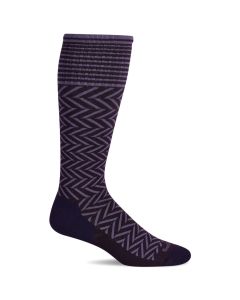 Women's Sockwell Chevron Moderate Graduated Compression Blackberry