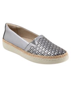 Women's Trotters Accent Perf Pewter