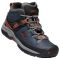 Big Kid's Keen Targhee Waterproof Mid Blue Nights/ Rooibos Tea