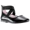 Big Kid's Nina Marissa Black Crinkle Patent