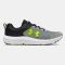 Big Kids' Under Armour Assert 10 Mod Gray / Black / High Vis Yellow