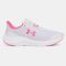 Big Kids' Under Armour Pursuit 4 Distant Gray / Super Pink