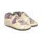 Infant's Robeez Born to Shine Soft Soles Ivory