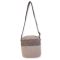 CargoIt Stonewashed Canvas Small Crossbody Bag Grey