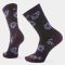 Women's Smartwool Everyday Floral Crew Socks Purple Iris