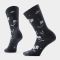 Women's Smartwool Everyday Garden Gala Crew Socks Charcoal