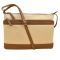 ILI 6028 Crossbody Bag Stone / Antique Saddle