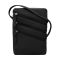 ILI 6072 Small Triple Zip Crossbody Bag Black