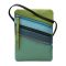ILI 6072 Small Triple Zip Crossbody Bag Serenity Multi