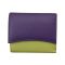 ILI 6233 Two Tone Pocket Wallet Purple / Pear