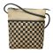 ILI 6655 Checkerboard Crossbody Bag Stone / Classic Navy