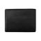 ILI 7601 Premium Leather Compact Bifold Wallet Black