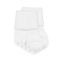 Infants' Jefferies Non-Skid Smooth Toe Organic Cotton Turn Cuff Socks White