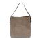 Joy Susan Classic Hobo Handbag New Heathered Grey