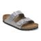 Kids' Birkenstock Arizona Sparkling Silver Birko-Flor