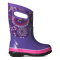 Kids' Bogs Classic Pansies Purple