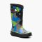 Kids' Bogs Rainboot Big Camo Black and Green