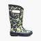 Kids' Bogs Rainboot Camo Texture Black Multi
