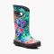 Kids' Bogs Rainboot Rose Garden Rose Multi