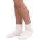 Kids' Jefferies Smooth Toe Turn Cuff Organic Cotton Socks White