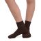Kids' Jefferies Smooth Toe Turn Cuff Socks Brown