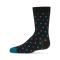 Kids' MeMoi Colorful Dot Crew Socks Black