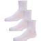 Kids' MeMoi Cotton Blend Quarter Socks 3-Pack White