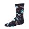 Kids' MeMoi Rocket Ship Bamboo Blend Crew Socks Navy