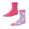 Kids' MeMoi Unicorn Fuzzy Socks 2-Pack Fuchsia