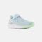 Kids' New Balance Fresh Foam Arishi v4 Bungee Lace with Top Strap Blue with Green Aura