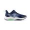 Kids' New Balance Rave Run v2 Bungee Lace with Top Strap NB Navy with Electric Sky and Sweetgrass