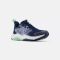 Kids' New Balance Rave Run v2 NB Navy with Electric Sky and Sweetgrass