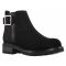 Kid's Nina Genetza Black Microsuede