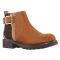 Kid's Nina Genetza Brown Microsuede
